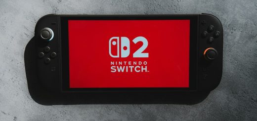 The nintendo switch 2 with a red screen