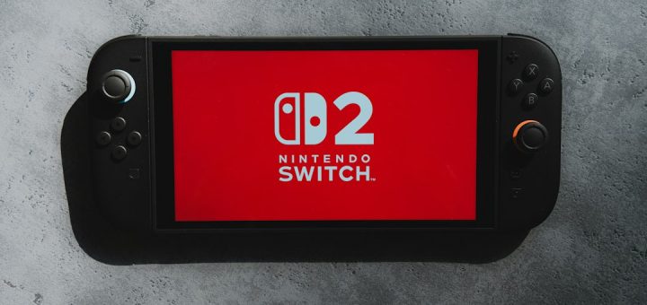 The nintendo switch 2 with a red screen